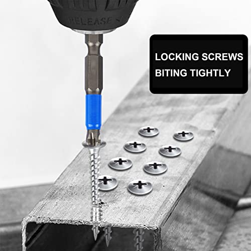 yeacher 10 unidades de chave de fenda magnética chave de fenda elétrica de cabeça cruzada antidesliz