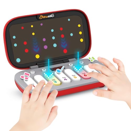Kids Mini Piano Toy, Portable Travel Piano Keyboard Toddlers Musical