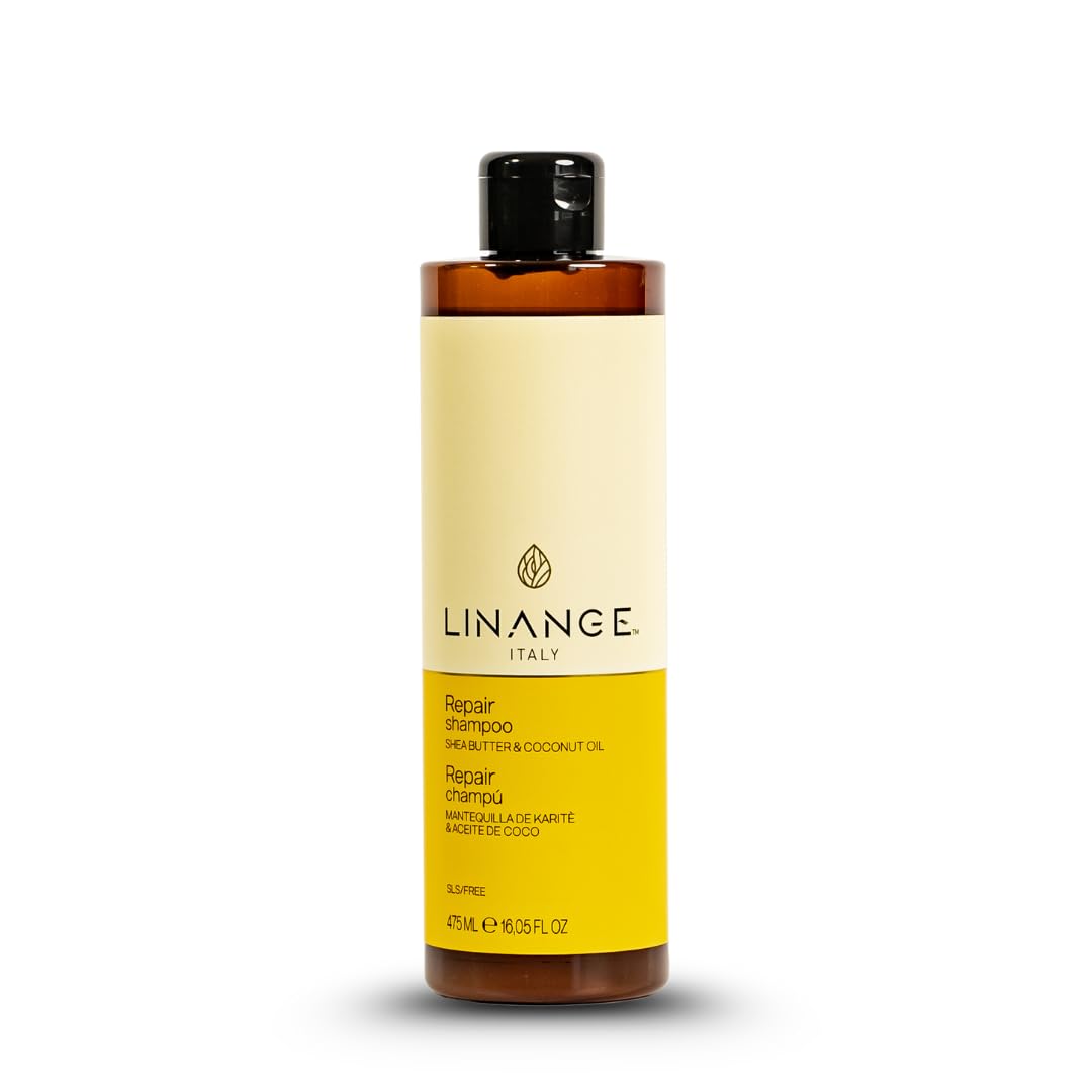 LINANGE Repair Shampoo with Shea Butter, Coconut Oil (16.05 oz.)