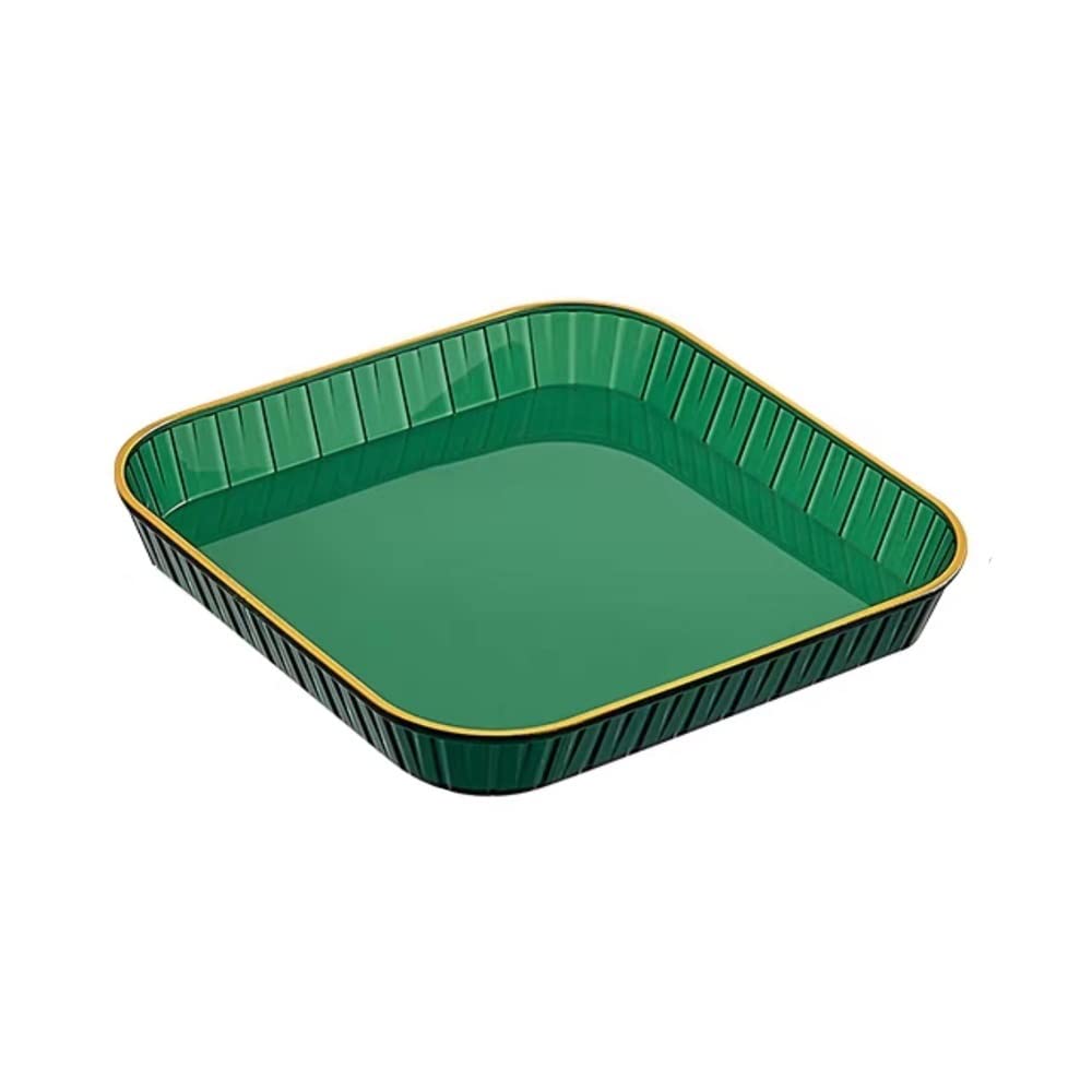 Assiettes de cuisine carrées pour salade fruits et collation de table