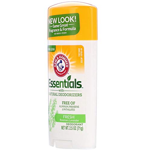 ARM & HAMMER Essentials Natural Deodorant with Baking Soda, 2.5 oz