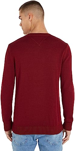 Pull Tommy Jeans homme vert olive confortable pour le froid - 2
