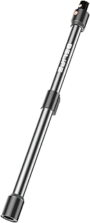 BelifeRetractable Metal Tube, Extensible Wands, Telescopic Rod for Black Belife S10 Cordless Stick Vacuum Cleaner, 17.6inch-25.5inch Extender Stick with Quick Release Button