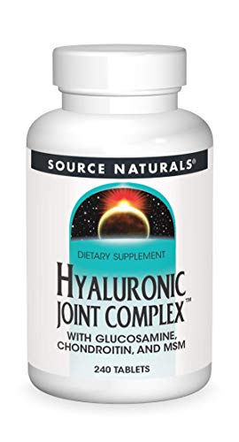 Source Naturals Hyaluronic Joint Complex with Glucosamine, Chondroitin & MSM Extra Strength - 240 Tablets