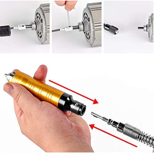 Votoer Rotary Tool Flex Shaft Hanging Grinder Carver Electric Multi-Function Metalworking Tools Repair Kit, Foot Pedal Control, 780W Strong Power, Metal Flexible Shaft, 23000 Rpm #TOP2