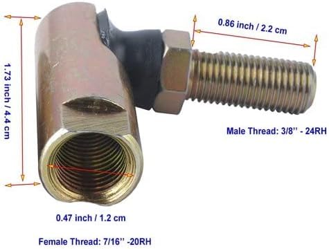 FWJ 923-0448 Junta esférica de trator para MTD Cub Troy Bilt Huskee 923-0448 923-0448A 723-0448 723-