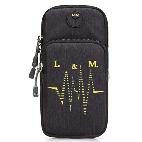 Image of GOCART WITH G LOGO Outdoor Sport Ruining Cycling Hiking Workout Armband Bag(Black)