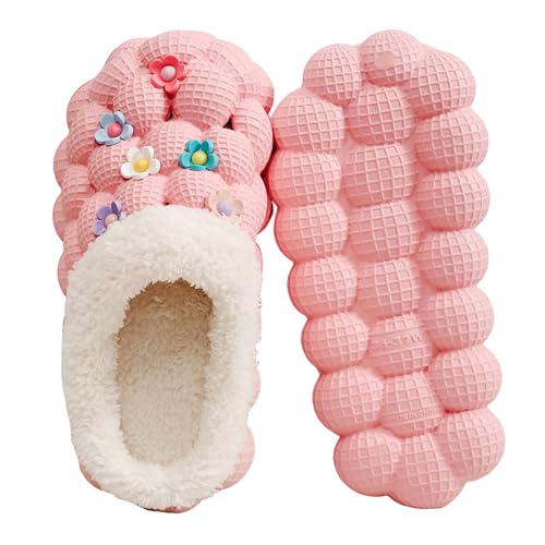 House Slippers for Woman Arch Support Cozy Warm Fuzzy Slippers Non Slip Home Shoes Casual Slip On Indoor Slipper Winter Cute Slipper