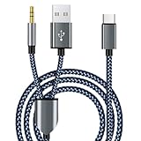 【Profitez d'une compatibilité étendue】cet cable auxiliaire adaptateur USB C vers jack 3,5 mm pour Phone est compatible avec la plupart des appareils USB C, y compris les Phones et autres appareils dotés d'un jack de USB C.
