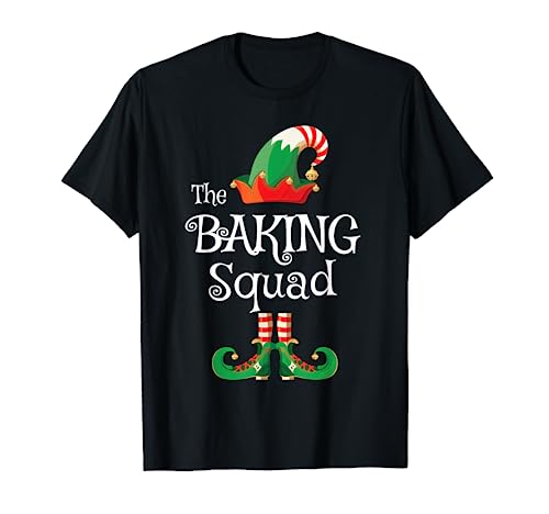 Baking Squad Shirt Funny Family Matching Christmas Maglietta