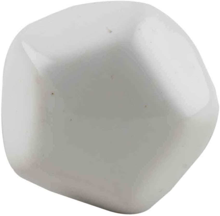 Indian Shelf Wine Stopper | Solid Wine Corks | Ceramic Beer Saver [White, 1 Pack]