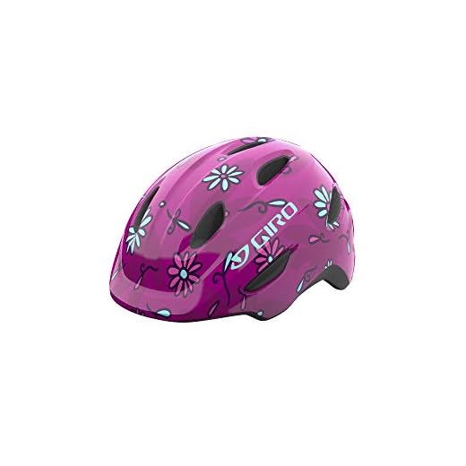 Giro Scamp Youth Recreational Cycling Helmet - Pink Street Sugar Daisies (Discontinued), X-Small (45-49 cm)