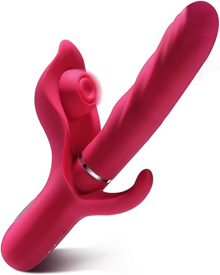 Female G-spot Vibrator with 10 Vibration Modes, 10 Tapping Modes, and 10 Impact Modes, Adult Backend Massage and Masturbation Device, Suitable for Female or Couple Sex Toys (Purple)