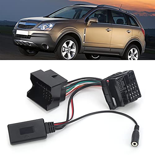 Akozon Bluetooth Adapter,Car Audio Music Adapter, Mikrofonadapter Auxiliary Audio Kabel Auto Mikrofon Adapter Kabel Bluetooth 5.0 AUX Adapter 59,1 Zoll Auto Auxiliary Audio Kabel für CD30 CDC40 CD70