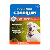 Nutramax Cosequin for Dogs Joint Health Supplement, Contains Glucosamine, Plus Chondroitin, MSM and Omega-3s, Supports Joint and Skin and Coat Health, Soft Chews, 120 Count