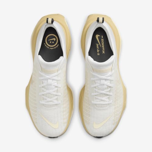 Nike Invincible 3 Men's Road Running Shoes (DR2615-106, White/Sesame/Anthracite/Coconut Milk) Size 134