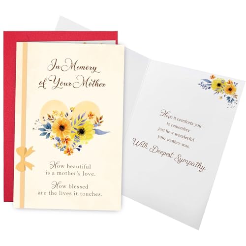 Alzombi Sympathy Card for Loss of Mom, In Memory of Your Mother Card