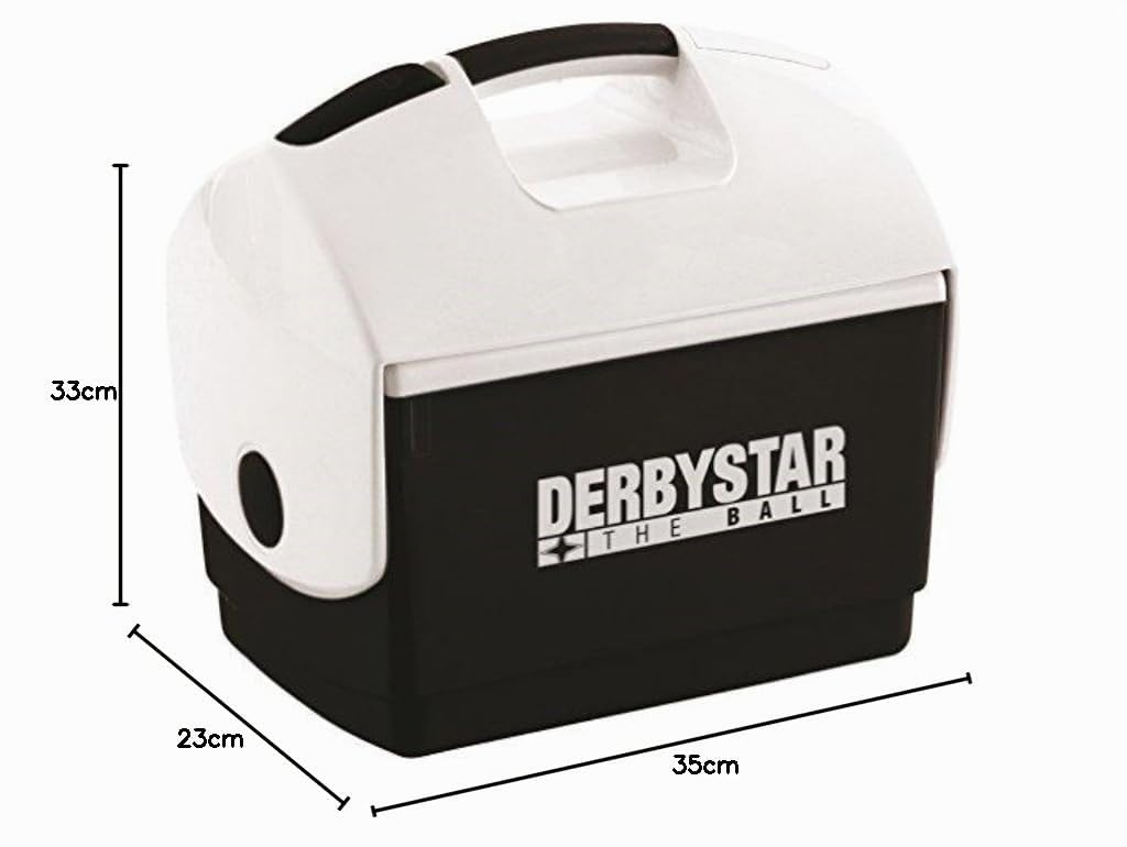 Derbystar - Borsa Termica, 6 Litri, 31,2 x 21,5 x 30 cm, Colore: Bianco/Blu