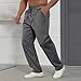 Mens Cargo Sweatpants All Searson Casual Joggers for Men Drawstring Elastic Waist Lounge Pants with Pockets Loose Lightweight Streetwear Pants Grey