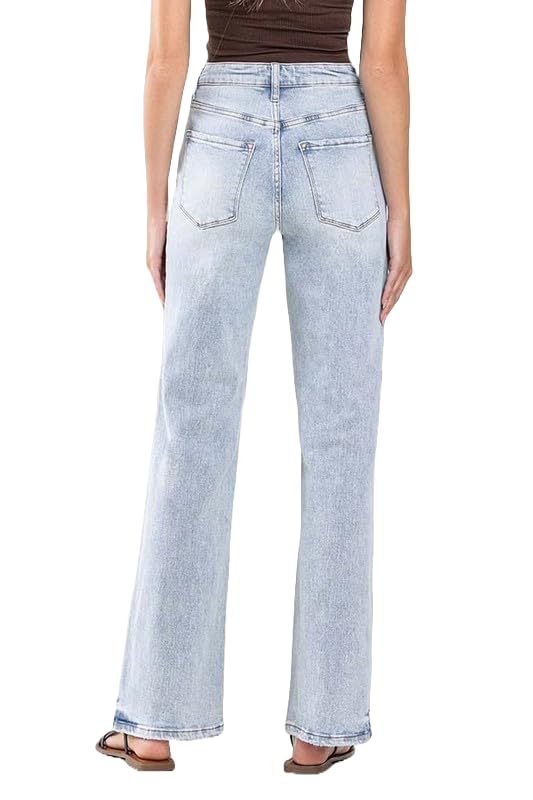 Vervet by Flying Monkey Women's 90's Vintage Super High Rise Flare Jeans2