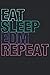 Eat Sleep EDM Repeat - EDM Music Producer Notizbuch (Taschenbuch DIN A 5 Format Liniert): Electronic Dance Music Producer Notizbuch, Notizheft, ... Für Produzenten und Fans von EDM.