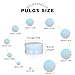 Stuppendux Opal Protein Stone Flared Flexied Ear Tunnels Expander Plugs Stretcher Kit Gauge 5/8