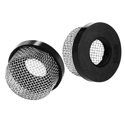 Image of 2 Pack Stainless Steel Mesh Strainer, 3 /4 inch-14 Aerator Screen, Compatible with Livewell Pump, Industrial Plumbing Inline, Garden Washers, and Baitwell, Enhancing Filtering and Aeration