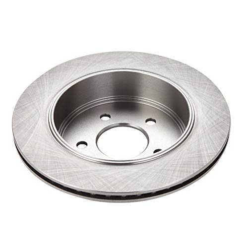 Image of TRQ Rear Brake Pad and Rotor Set Semi Metallic Rotors
