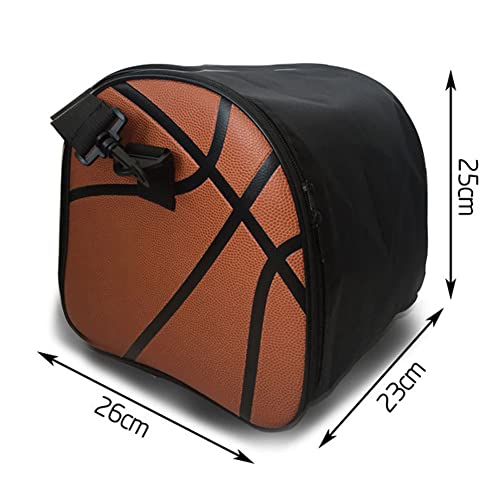XHXseller Basketballtasche, Sporttasche, alle Sporttaschen, Fitnessstudio, Soccer Fußball, Basketball, Fußball, Volleyball, abnehmbarer Gurt aus PU-Leder, Fitness für junge Kinder - Image 4