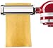 Produktbild DUWIN Struktur aus Edelstahl des Nudelrollers, Pflege zum Schneiden von Lasagnepasten, 3 optionale Zubehörteile, für den Küchenprozessor von KitchenAid Nudeln, Klinge drücken
