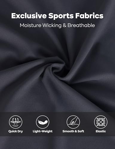 Desol 50cm Tennisrock Damen mit Hose Knielang, Hohe Taille Hosenrock Damen mit 4 Taschen, Golfrock mit Shorts, Skort mit Verstellbares Zugband, Sportrock für Tennis, Golf, Laufen