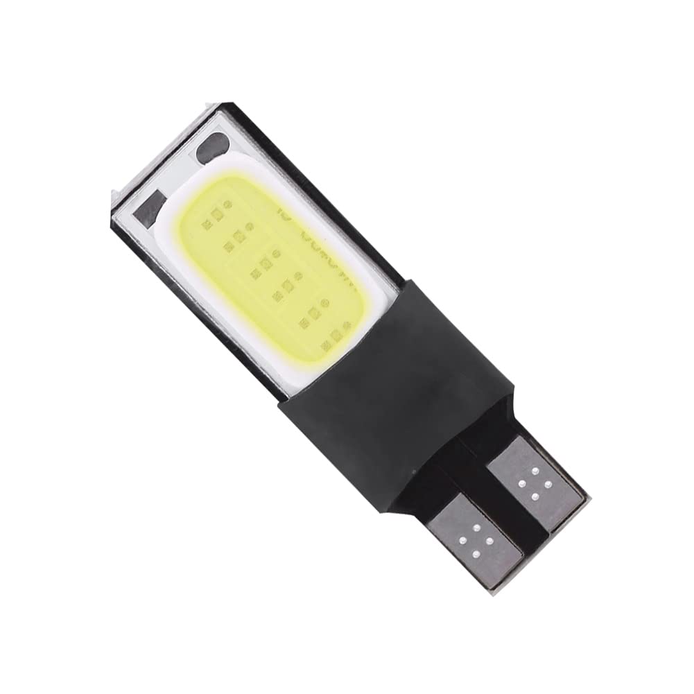 Qqmora Żarówka LED T10 W5W 6SMD Samochodowa Canbus Błąd COB Światło Tablicy Bocznej dla Różnych Pojazdów (Białe oświetlenie)