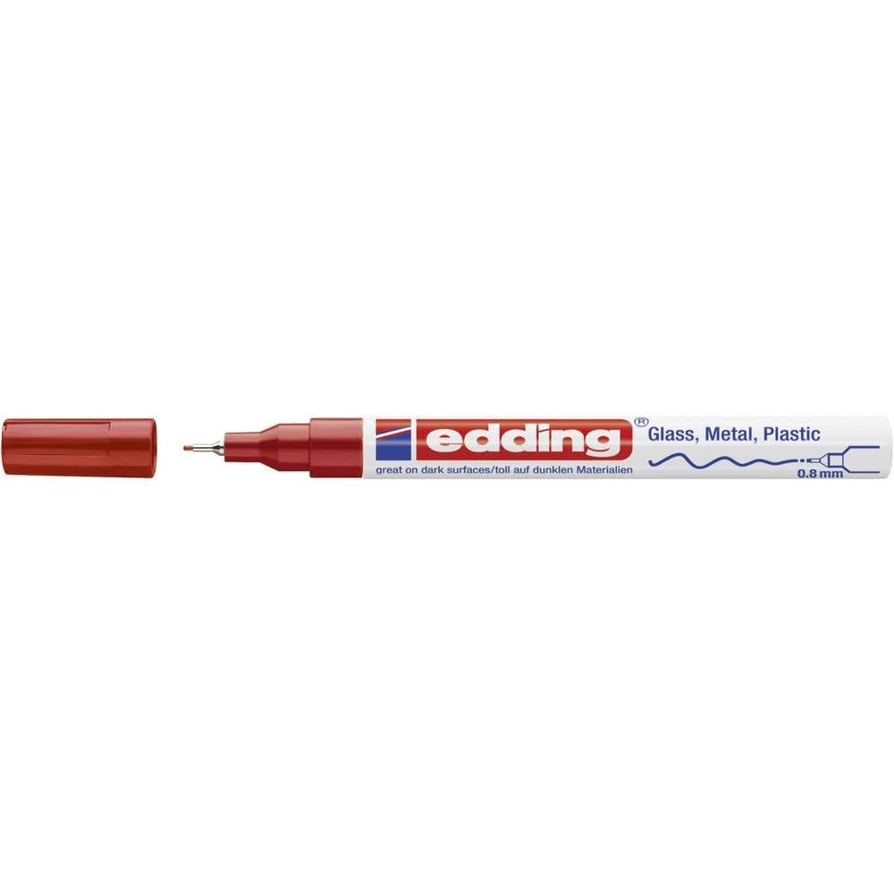 Edding 4-780-9-002 Extra Fine Bullet Tip Paint Marker E-780 Red