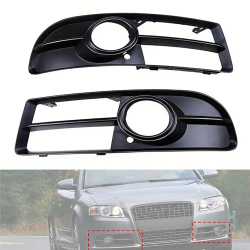 Cubierta de luz antiniebla premium para parachoques delantero de S4 B7 modelos de 2005 a 2008. 6