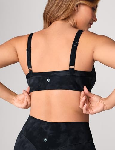 Image of UNISSU Hugcurve Adjustable Sports Bra Square Neck Wireless Padded Yoga Workout Tops