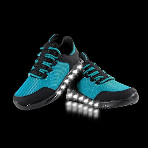 LOUGSIN Boys Girls Light Up Shoes Lightweight Mesh Breathable Adorable GlowDash LED Flashing Running Sneakers for Toddler and Little Kid2