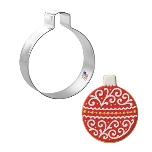 H.O. Foose USA Ornament Bobber Cookie Cutter 3 Inch Ornament Cookie Mold Made in USA (Tin Plate Steel)