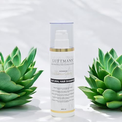 LUTTMANN Natural Hair Shampoo 200ml, Wigs, Hairpieces & Extensions, Intensive Cleaning, Silicone & Paraben Free - Image 2