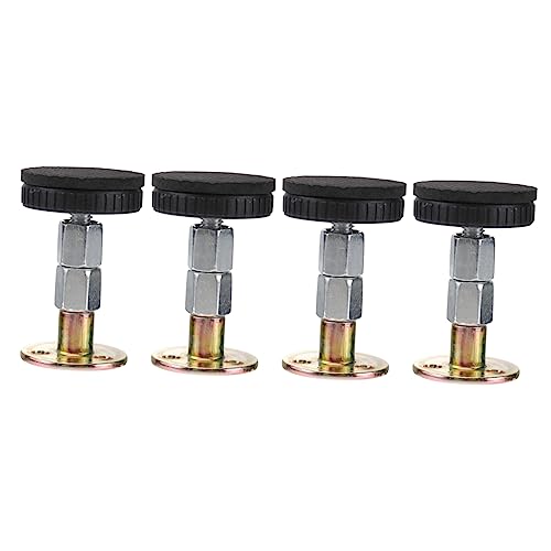 MOBUTOFU 4 Piezas Autoadhesivas Ajustable Marco De Cama Herramienta Anti-vibración Sujetadores De Cama Fija