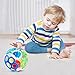 Auspint Rattle Ball Toy Baby Ball Toy 6-12 Months Baby, Sensory Ball for Newborn to Practice handshaking Skills