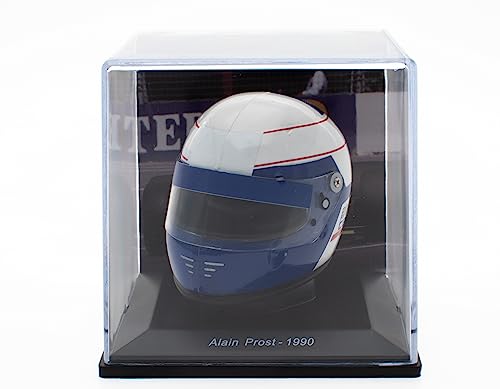 OPO 10 - Casco de Fórmula 1 Compatible con Ferrari F1: Alain Prost 1990 - Escala 1/5 - CAS08