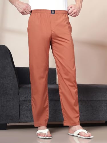 Image of Urban Scottish Solid Men's Lounge Pants 100% Cotton Pajama for men Night Pants Comfortable Regular Fit Track Pants Leisure-Wear Lower with an Elastic Waist-Band Casual Style, Machine Washable Pyjamas