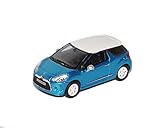 Aus Plastik mit Plastikteilen Norev Citroen DS3 Blau mit Weissem Dach Ab 2010 H0 1/87 Modell Auto