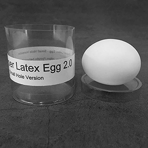 blue-ther Super Latex Egg 2.0 - Small Hole Version Stage Magic Tricks Real-Looking Egg Magic Illusions Gimmick Accessories Funny Close up Magic