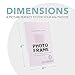 pbf 4x6 Magnetic Picture Frames for Refrigerator | Clear Magnetic Acrylic Frames | Magnetic Photo Holders for Fridge, Locker, Photo Board, Art Display, Sign Holder (10-Pack)