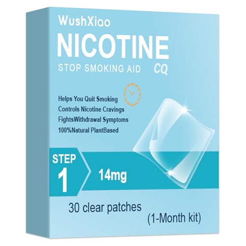 Nicotine Patches to Quit Smoking -14mg - Stop Smoking Aid Patches - Each Patch Provides a 24-Hour Nicotine Transdermal System-30 Coun(1pcs) (1)