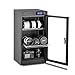 AUTENS 50L Dehumidifying Dry Cabinet Box, Digital Control Noiseless and Energy Saving, 3 Layers for DSLR SLR Camera Lens and Electronic Equipment Storage,Temperature Humidity LED Dual Screen