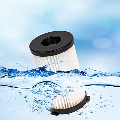 YanBan 4 HEPA-Filter + 4 Schwamm Kompatibel mit MooSoo D600/D601 iwoly V600, für Ariete Handy Force 2759/2761, für Conga Thunderbrush 520/550/560