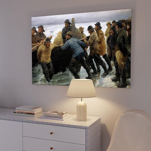Tableau Michael Ancher en impression sur toile pour habiller un mur vide de bureau