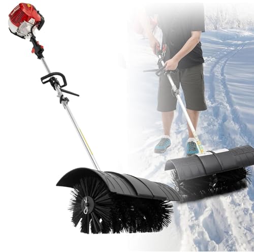XUXIAO Barredora de Mochila a Gasolina de 2 Tiempos y 52 CC con soplador, 1700 W, 2,3 HP, para césped Artificial, Caminos de Entrada, Granjas callejeras